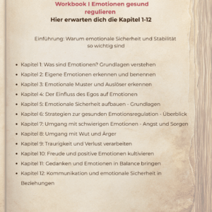 Workbook 1- Emotionen gesund regulieren
